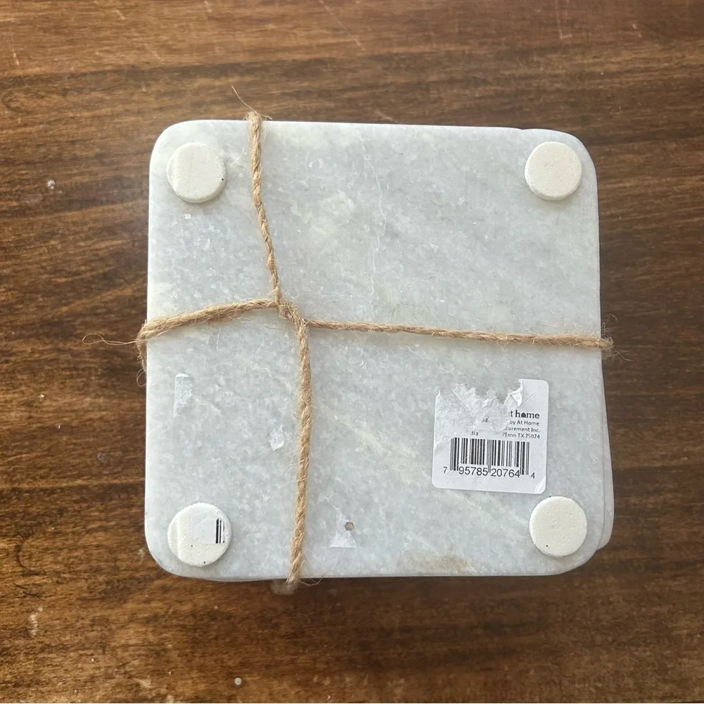 Thirsty stone coaster set